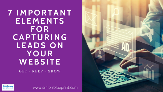 7 Important Elements for Capturing Leads On Your Website