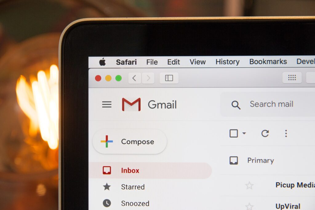 gmail screen