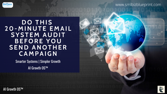 Do This 20-Minute Email System Audit Before You Send Another Campaign