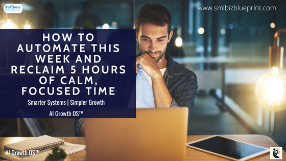 How to Automate This Week and Reclaim 5 Hours of Calm, Focused Time