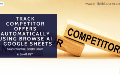 Track Competitor Offers Automatically Using Browse AI + Google Sheets