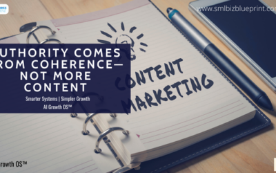 Authority Comes From Coherence—Not More Content