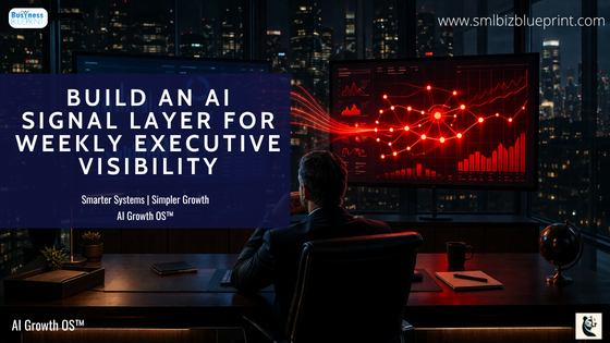 Build an AI Signal Layer for Weekly Executive Visibility