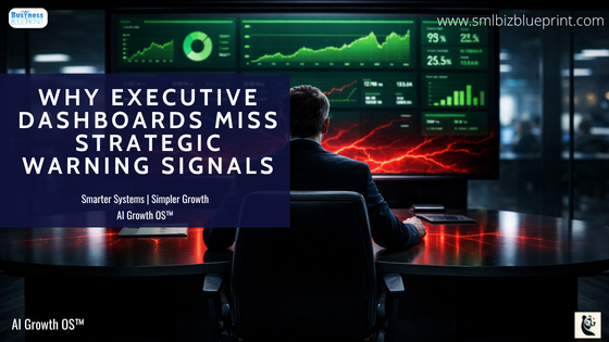 Why Executive Dashboards Miss Strategic Warning Signals