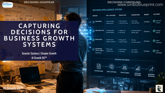 Capturing Decisions for Business Growth Systems