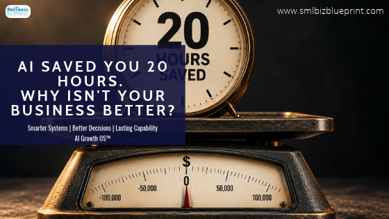AI Saved You 20 Hours. Why Isn’t Your Business Better?